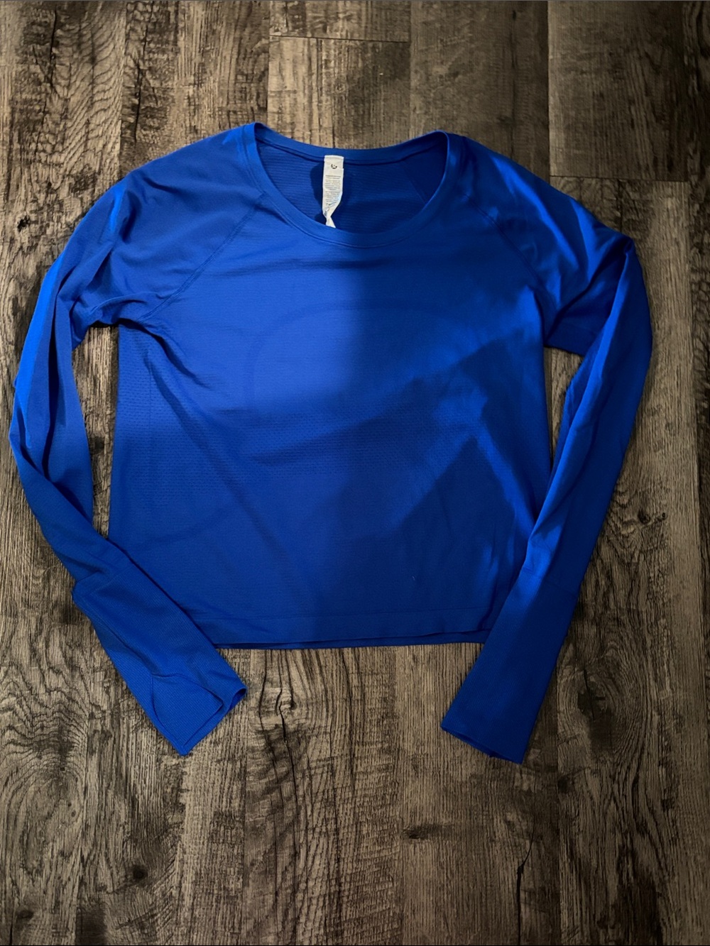 Lululemon Swiftly Tech Long Sleeve - Waist Length - Blue - Size 10